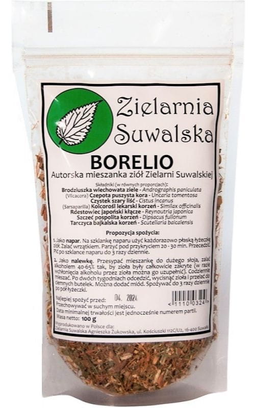 

Borelio 100g autorska mieszanka ziół