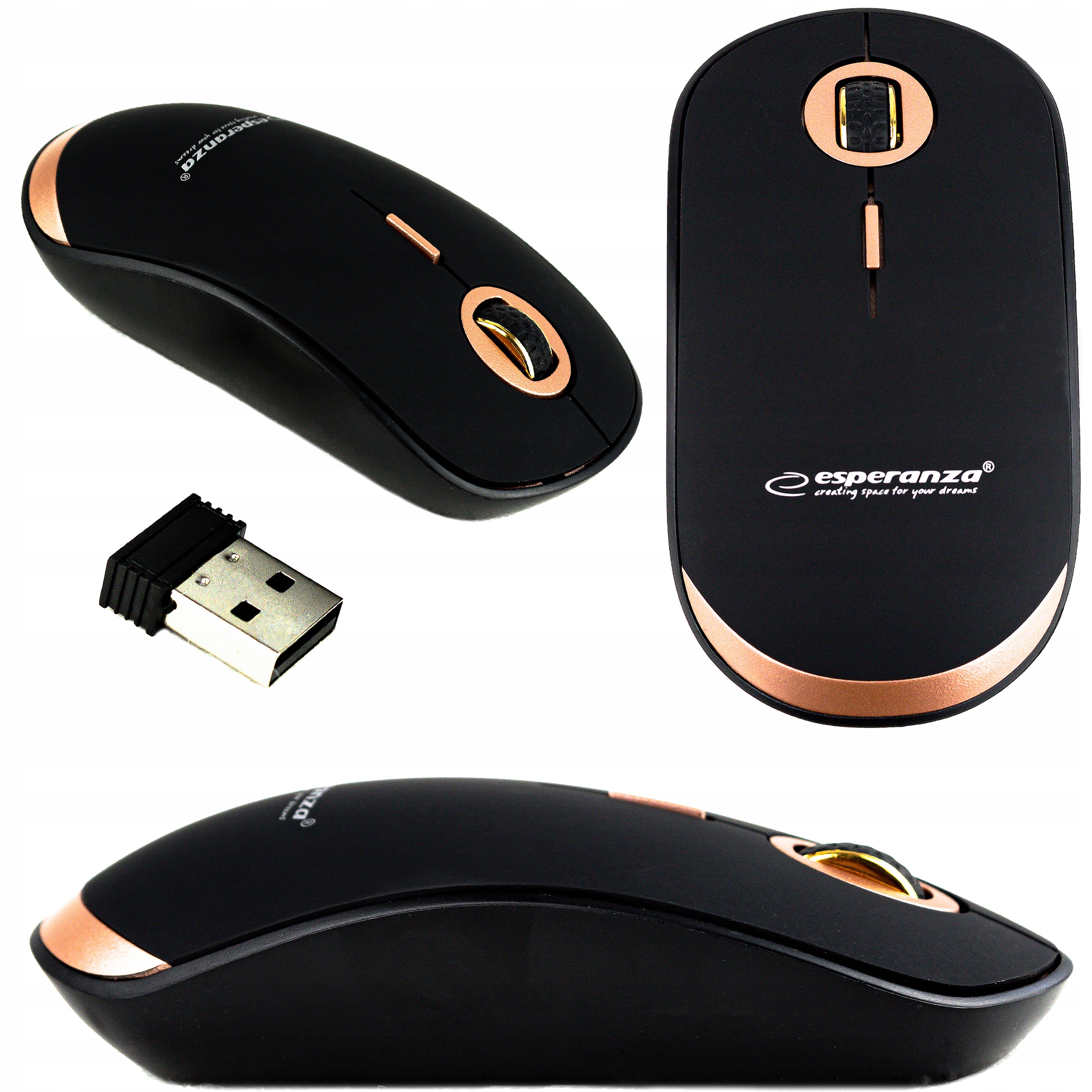 

Mysz Bezprzewodowa Optyczna Laptop Pc 2,4 GHz Usb