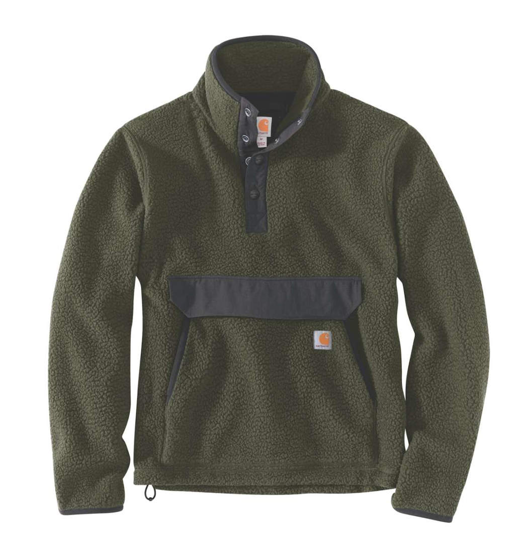 Fleece mikina Polar Carhartt Pullover Basil Heather
