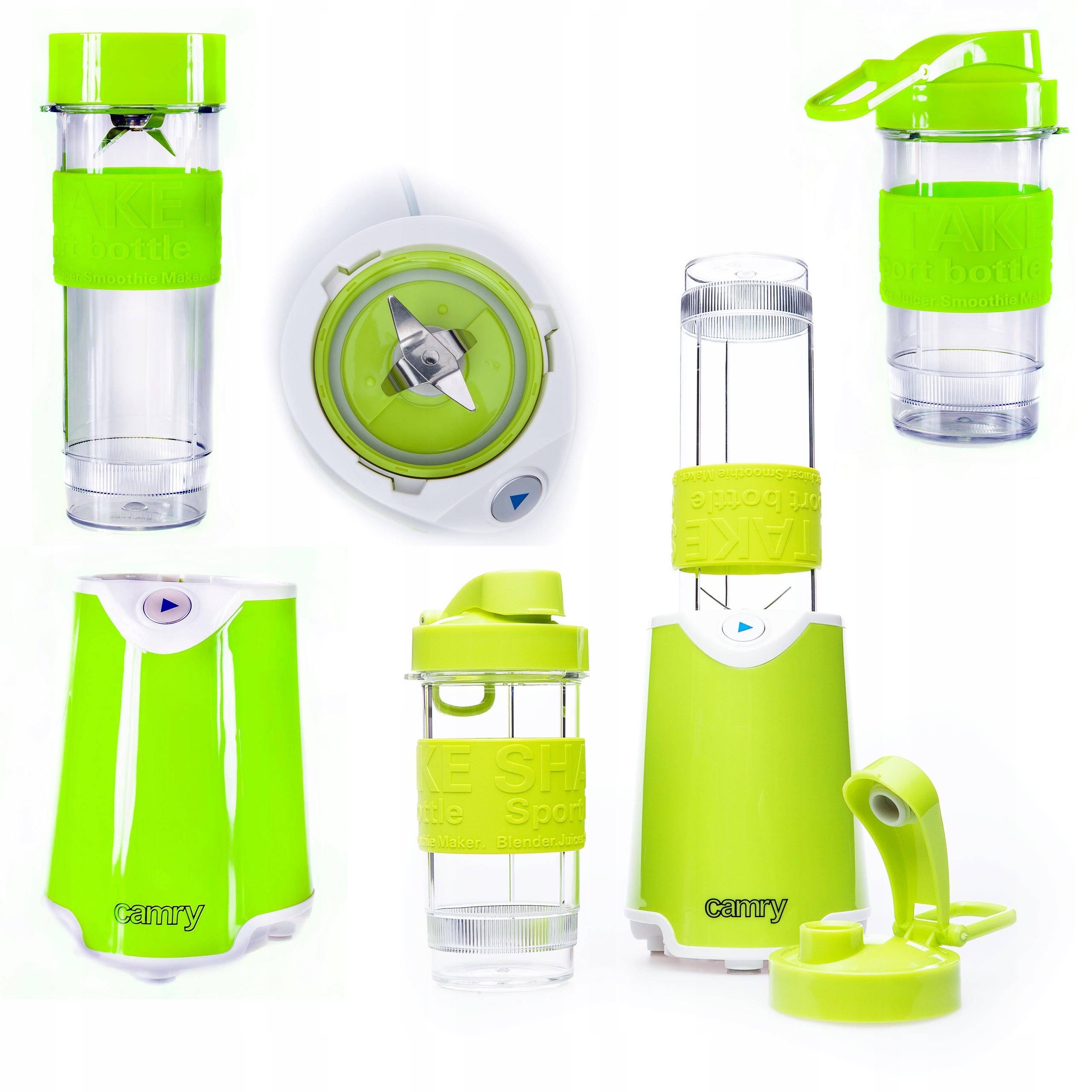 Osobní Stolní Mixér Na Smoothie Koktejly, Mixér Na 2 Lahve Camry