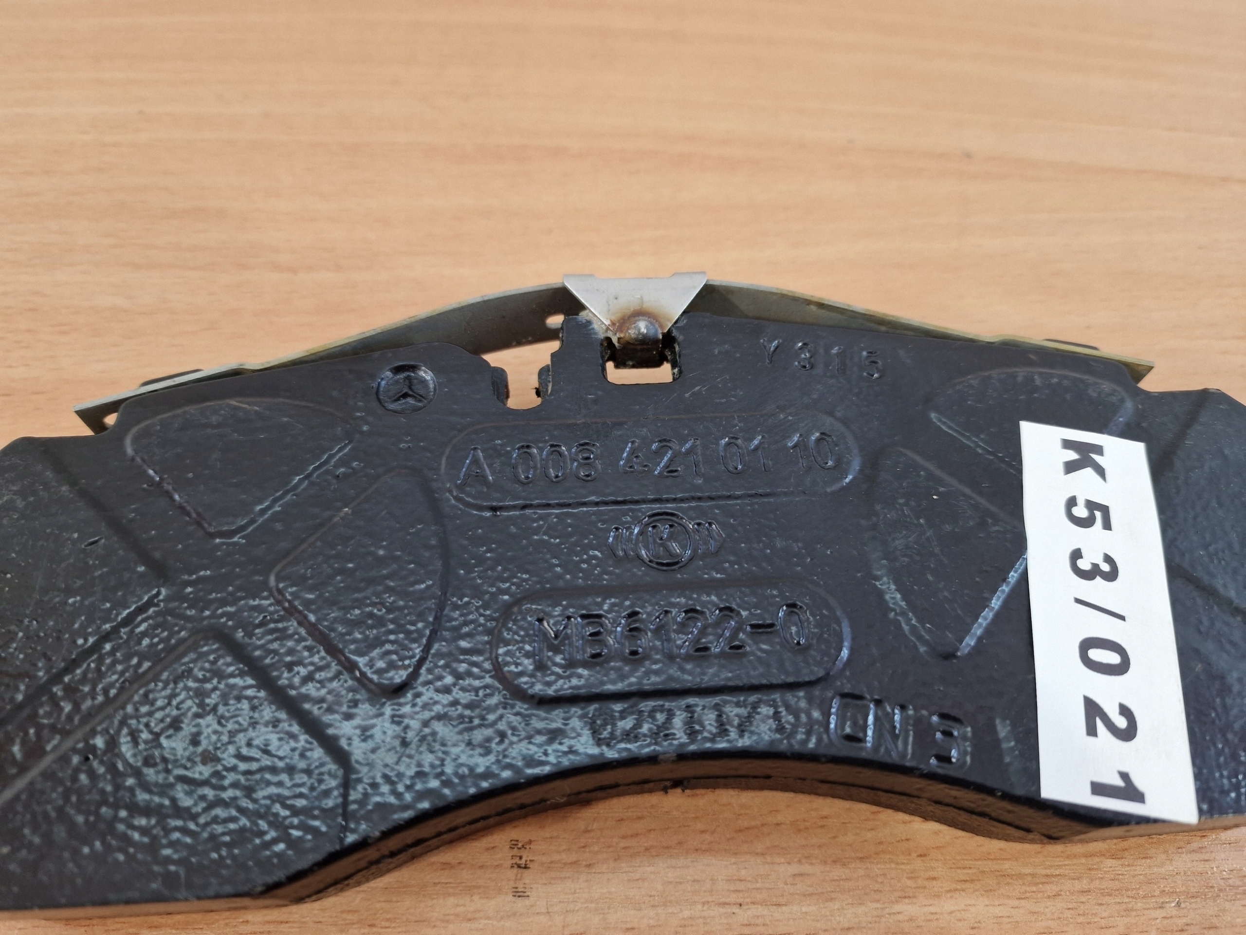 KLOCEK brake front MERCEDES ACTROS ATEGO FRONT