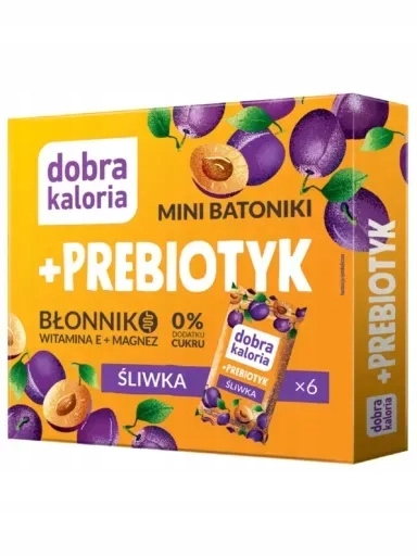 4x Mini tyčinky švestka prebiotikum Dobra Kaloria, 102 g