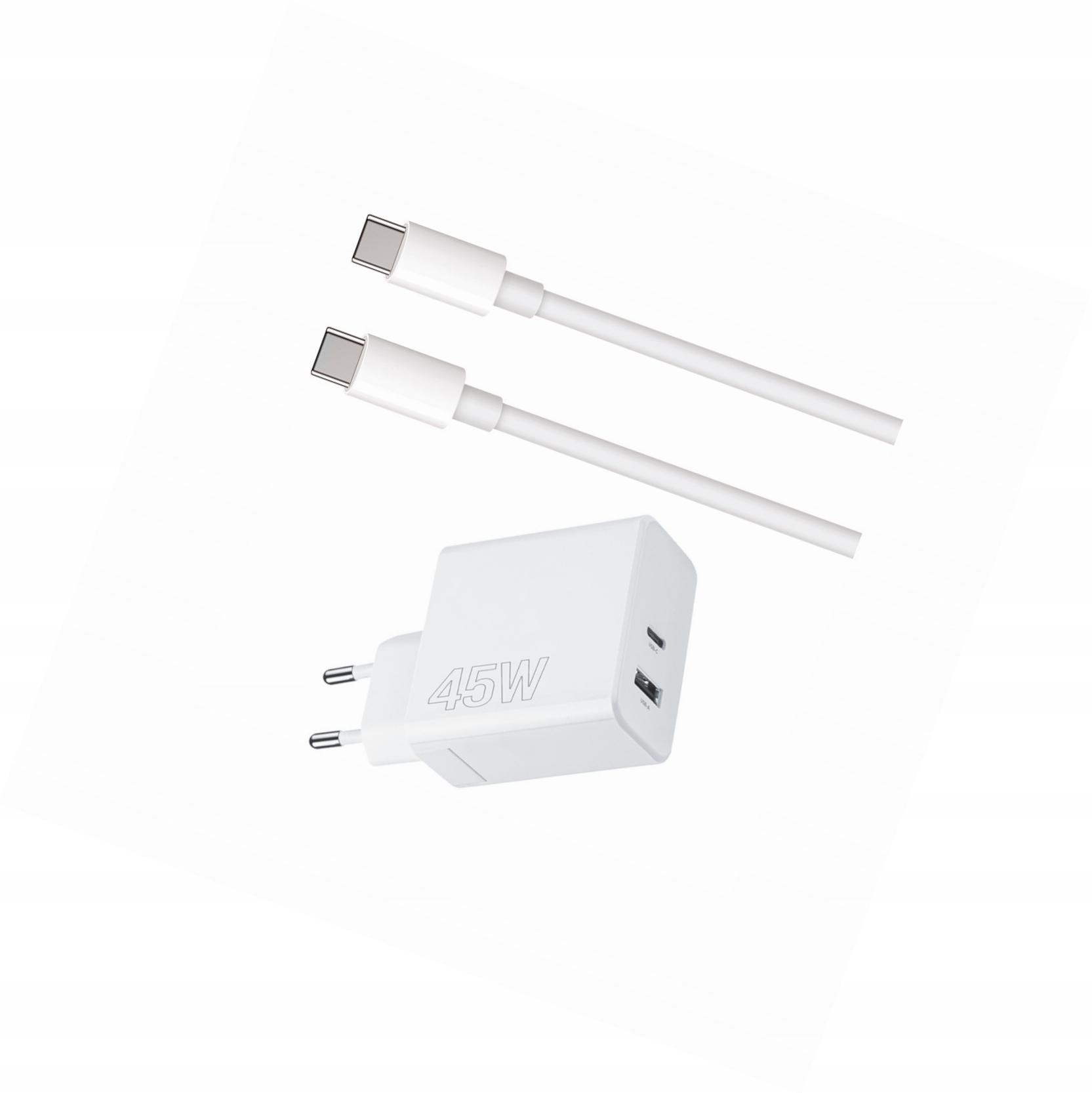 Szybka ładowarka 45W z długim kablem 2m 2 wejścia do Xiaomi Redmi 9