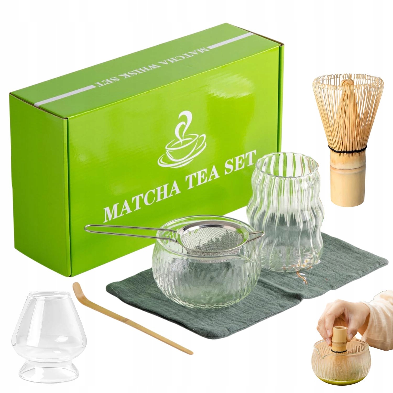 Všestranná Dárková Sada Na Čaj Matcha 7PCS