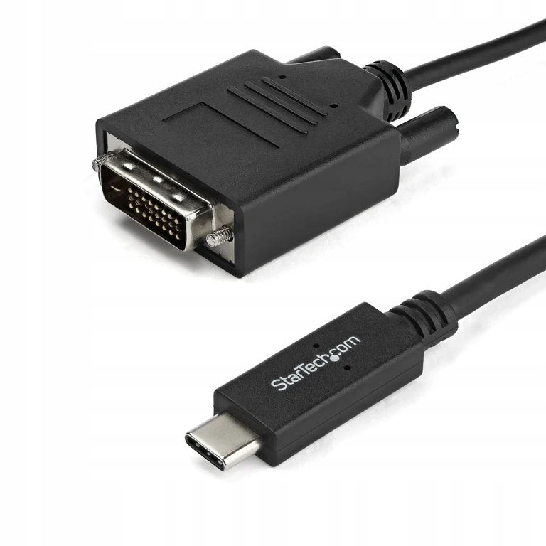 StarTech.com CDP2DVIMM1MB adapter kablowy 1 m USB C DVI-D Czarny