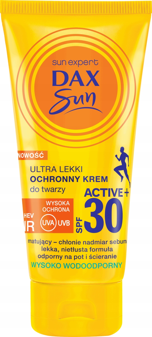Dax Sun Active+ Ochronny krem do twarzy Ultralekki Spf 30, 50ml 01.2026r.-Zdjęcie-0