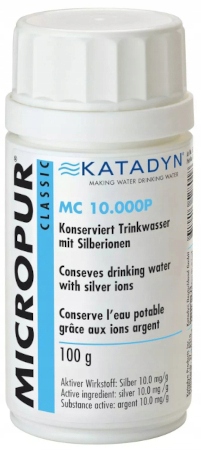 Іони срібла для очищення води КАТАДИН 100 г