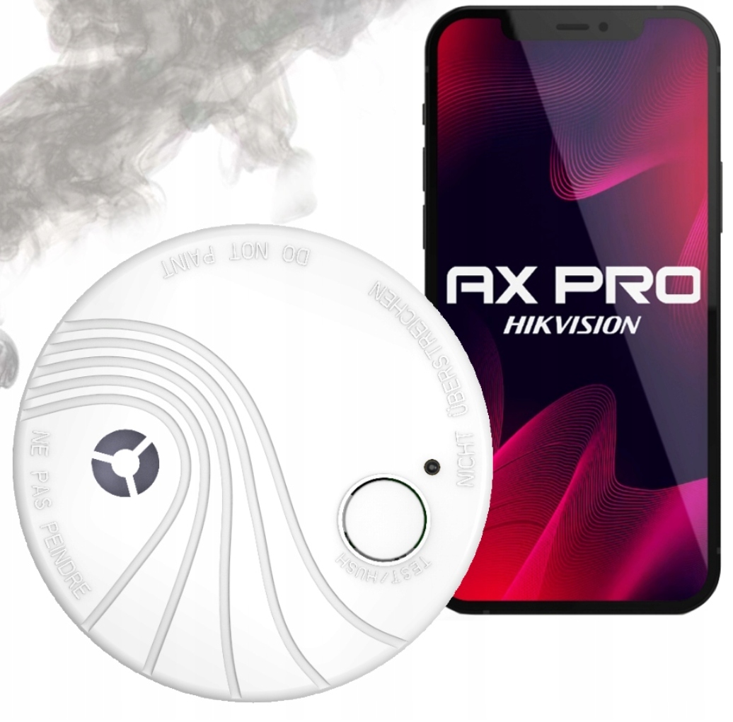 Bezdrátový detektor kouře Hikvision Ds-pdsmk-s-we Obousměrná komunikace