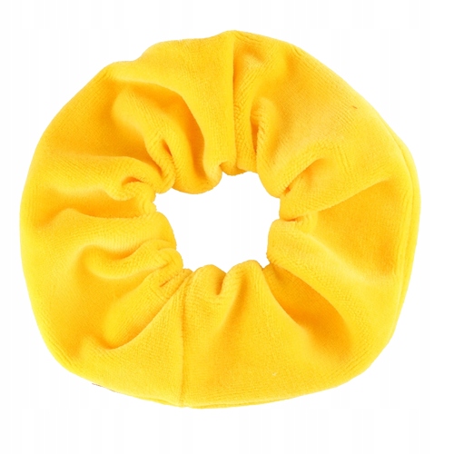 

Gumka do włosów duża Scrunchie Żółta
