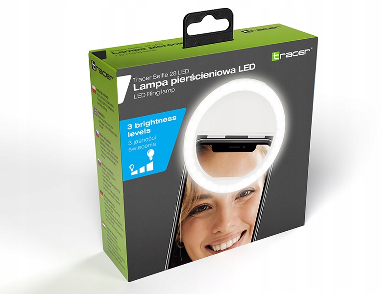 MINI LAMPA PIERŚCIENIOWA SELFIE NA TELEFON TABLET Źródło światła LED