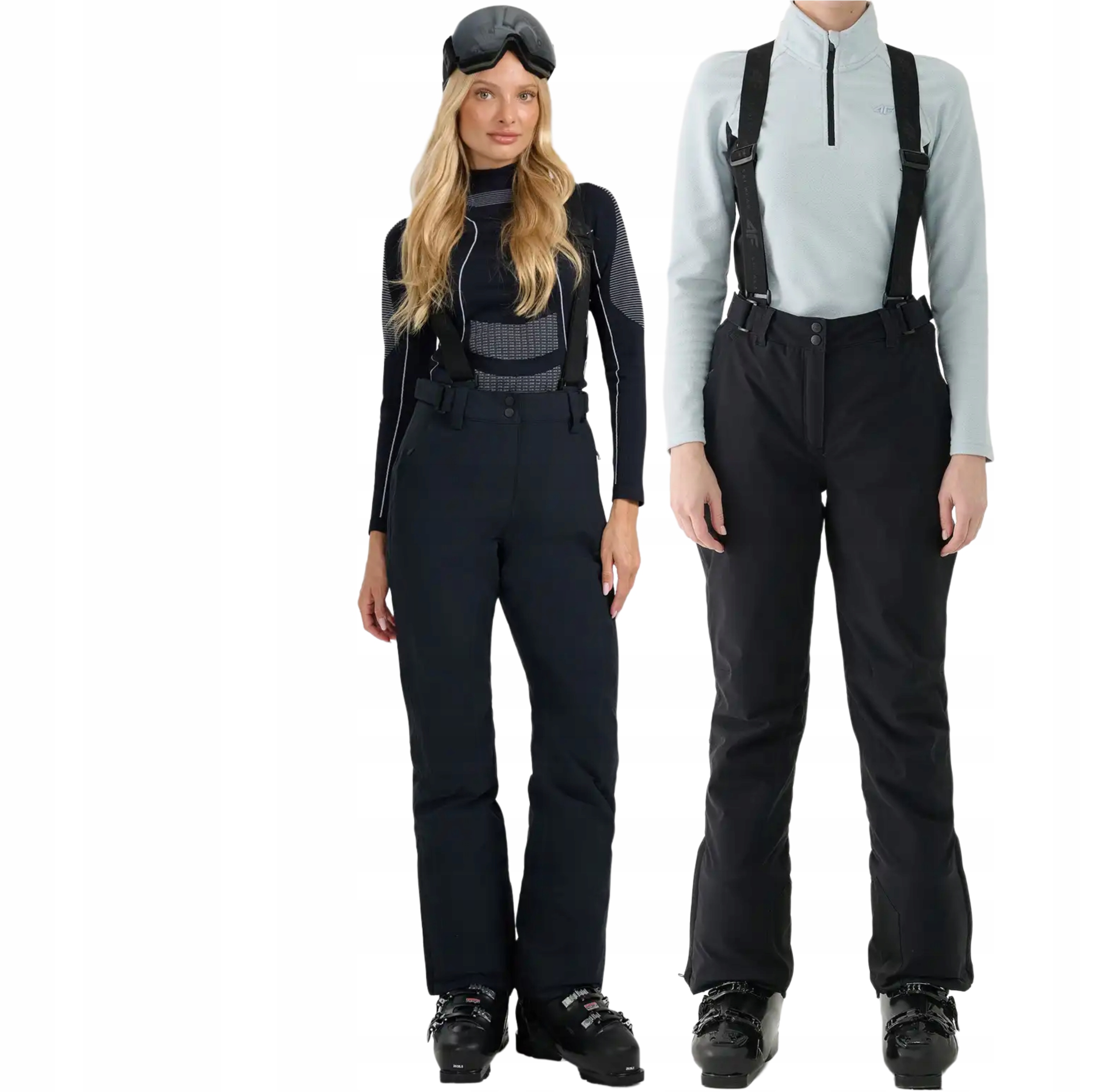 Spodnie Narciarskie Damskie 4F Zimowe Z Szelkami NeoDry 5000 TFTRF0944 XXL