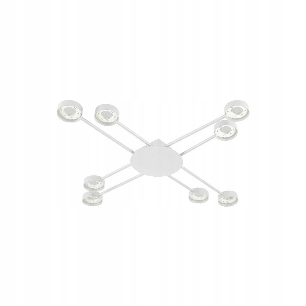 Moderní Led Lustr GX53 Ocel Hliník Bílý IP20