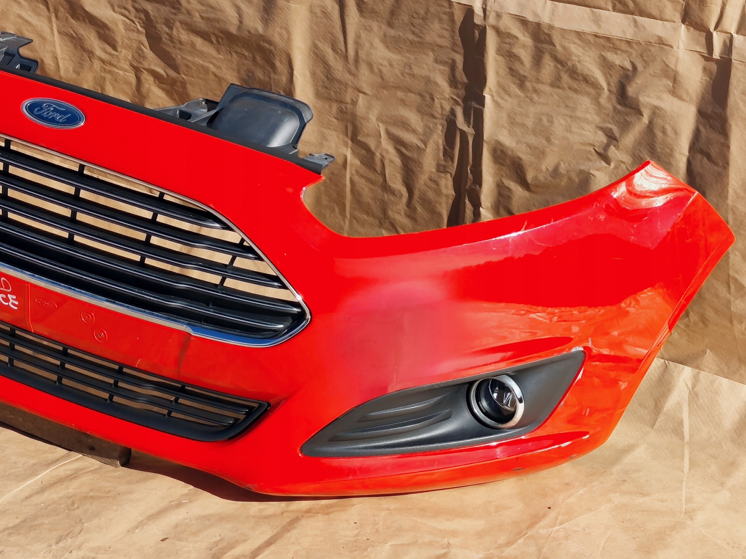 FORD FIESTA MK7 LIFT 2012-2017 bumper front RED RACE original
