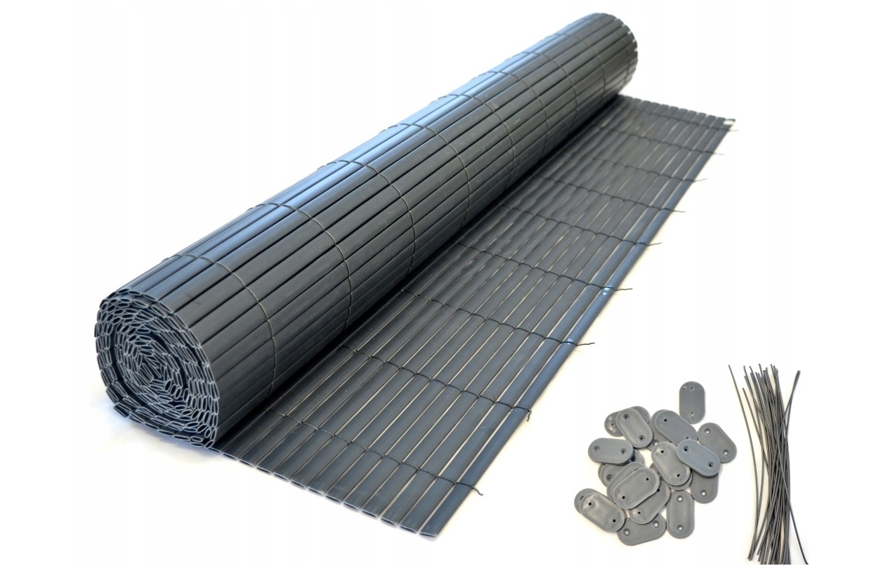 

Dwustronna Mata Pcv, Balkonowa 1,2 x 5m antracyt