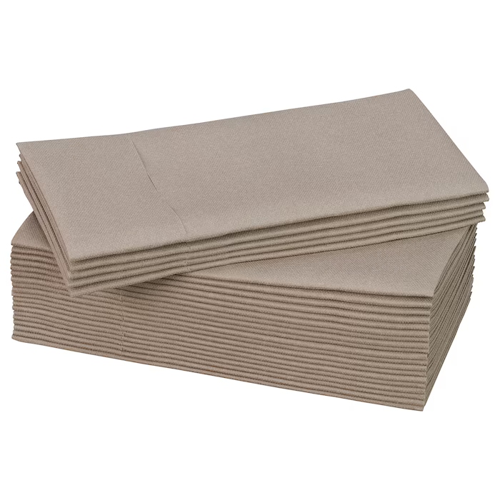 

Ikea serwetki Mottaga 38x38 Beżowy 25szt