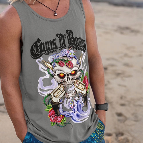 TANK TOP HORROR/ROCK GUNS N ROSES DEMONS Rozmiar S