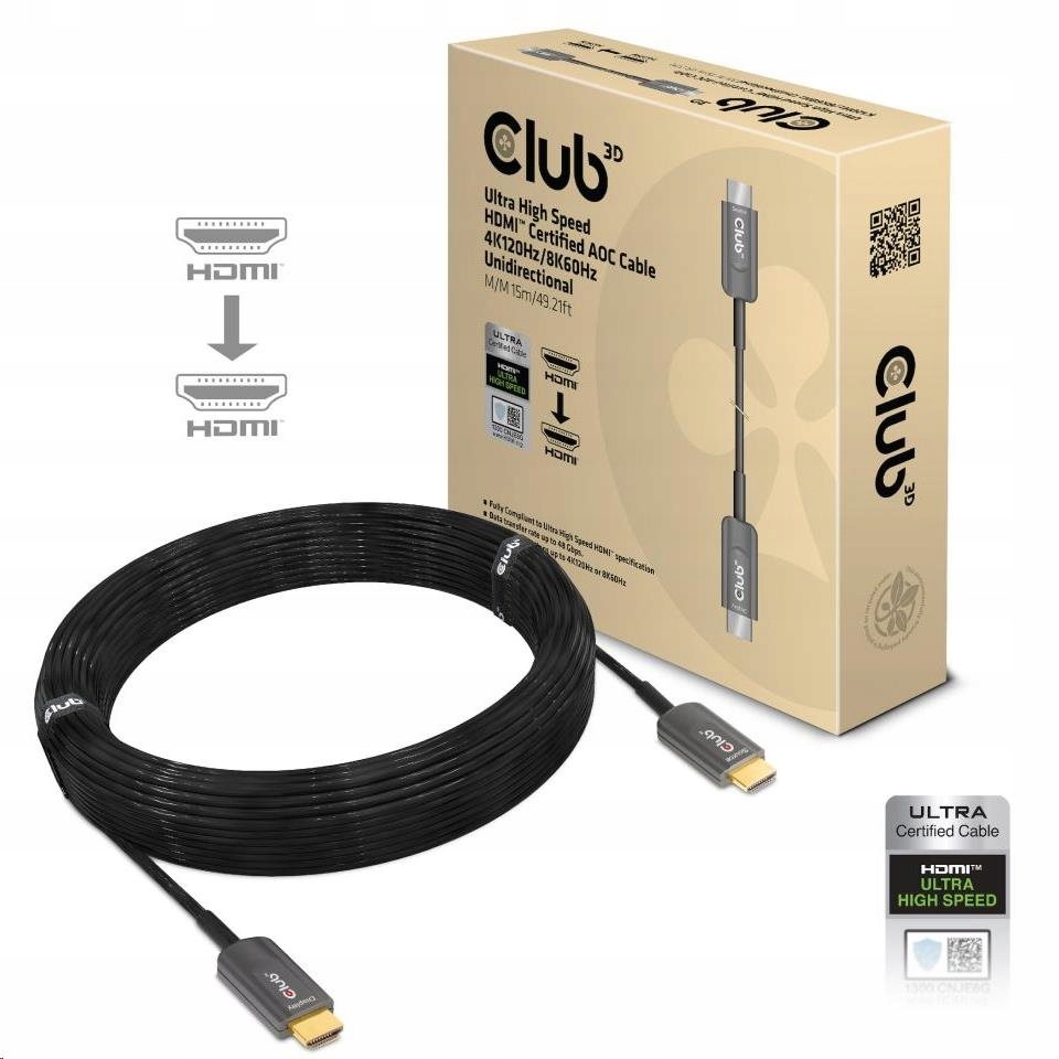 Kábel Club 3D CAC1377 Hdmi Hdmi 15 m