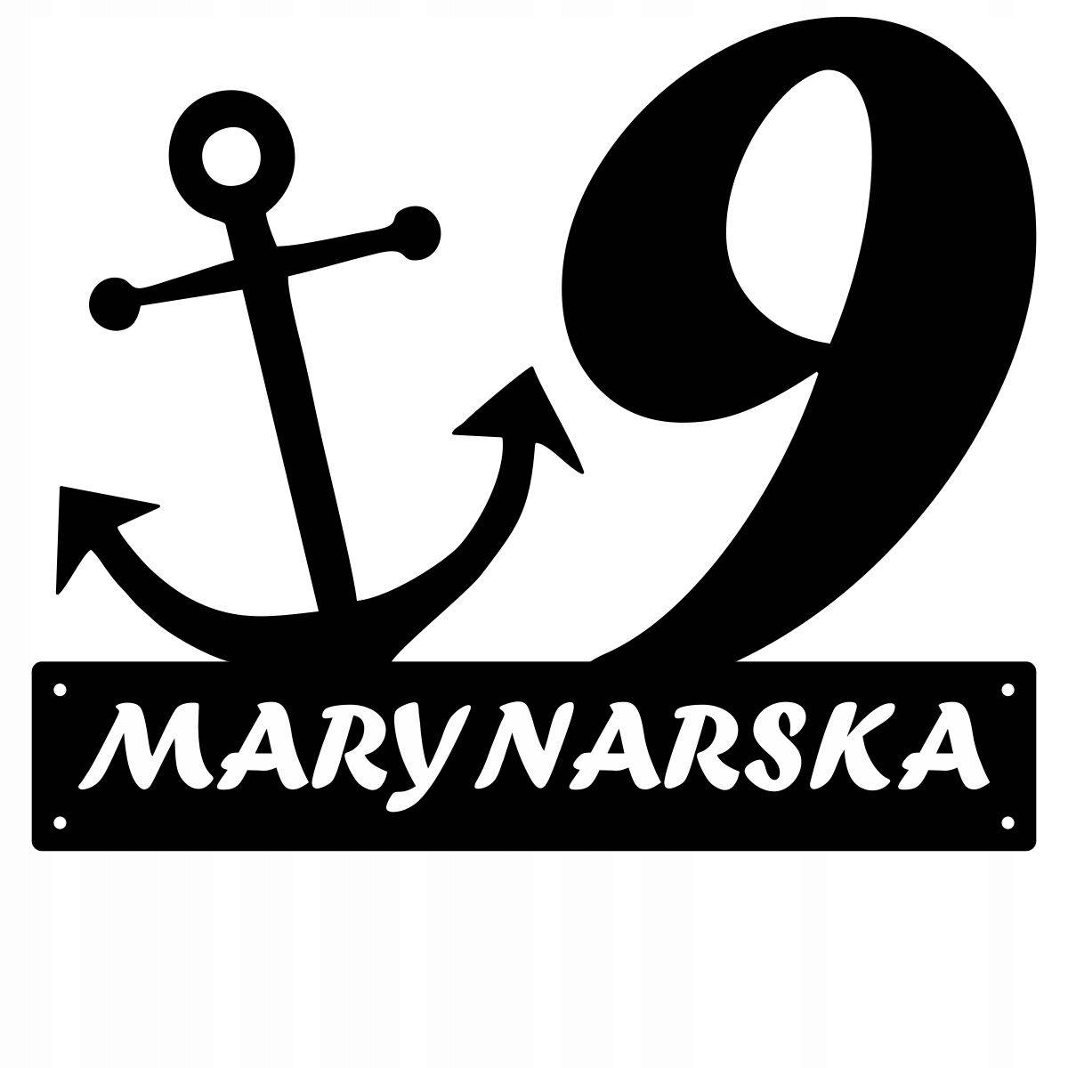 Číslo Na Dom 48 cm Tabuľa Adresa Oceľ 2MM Grafika 157