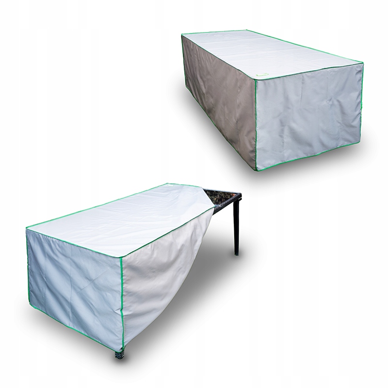 Ochranný zahradní obal na stůl do zahrady 100 x 100 x 75 cm, šedý