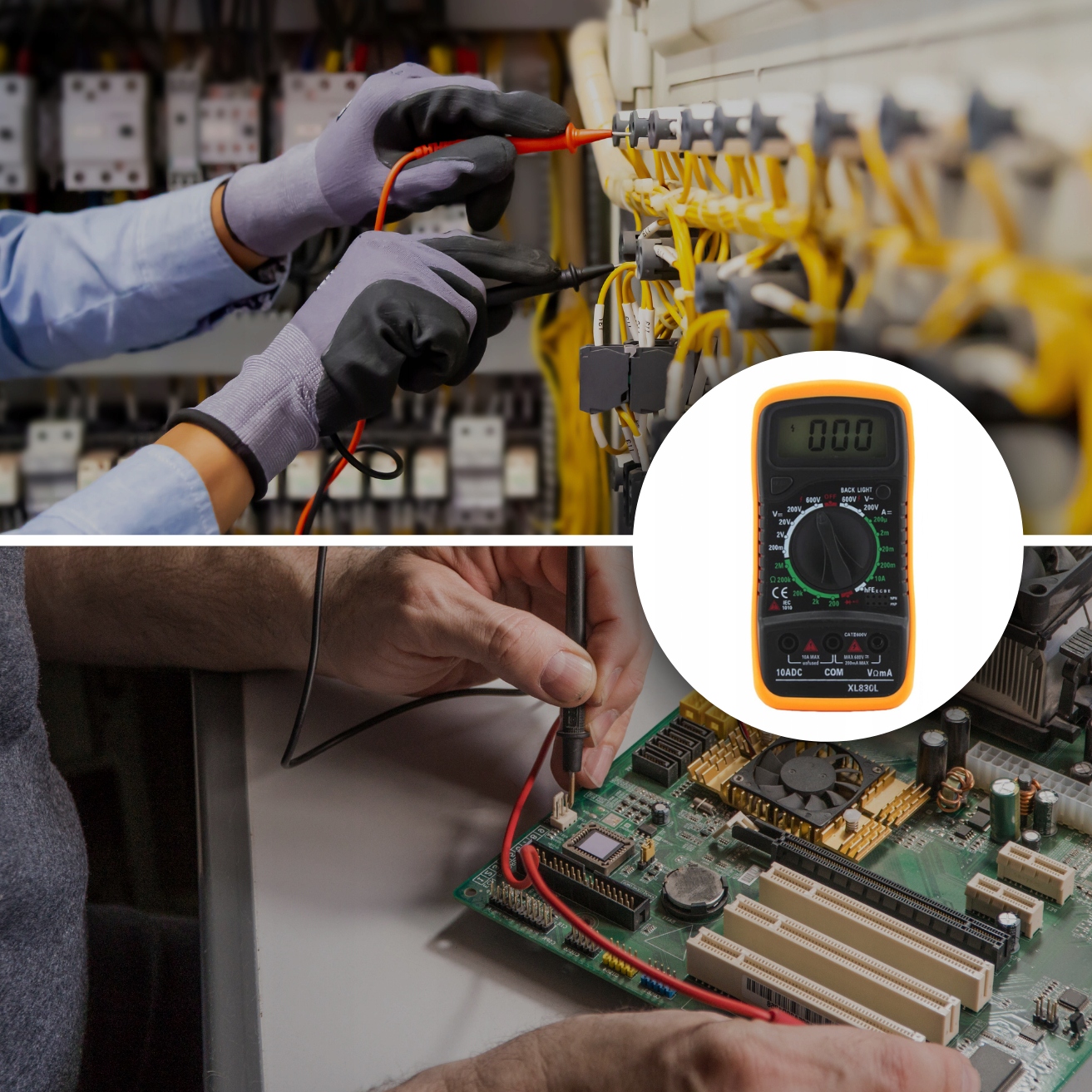 PROFESJONALNY MIERNIK PRĄDU DO MIERZENIA AMPEROMIERZ CYFROWY LCD UNIWERSALN Typ ręczny