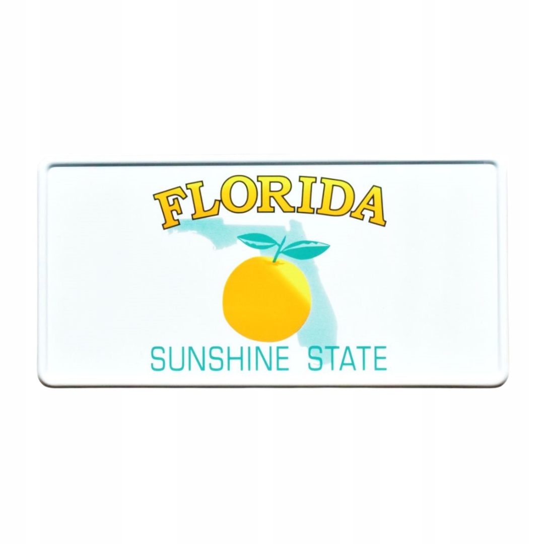 

Tablica Usa samochodowa Florida Twój napis