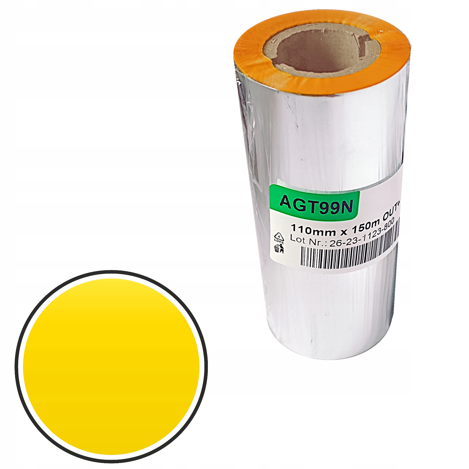 Kalka Żywica textil 110/150 m fólie žlutá