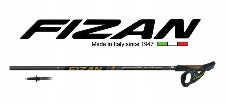 kijki kije Fizan Runner nordic walking carbon 115 złote