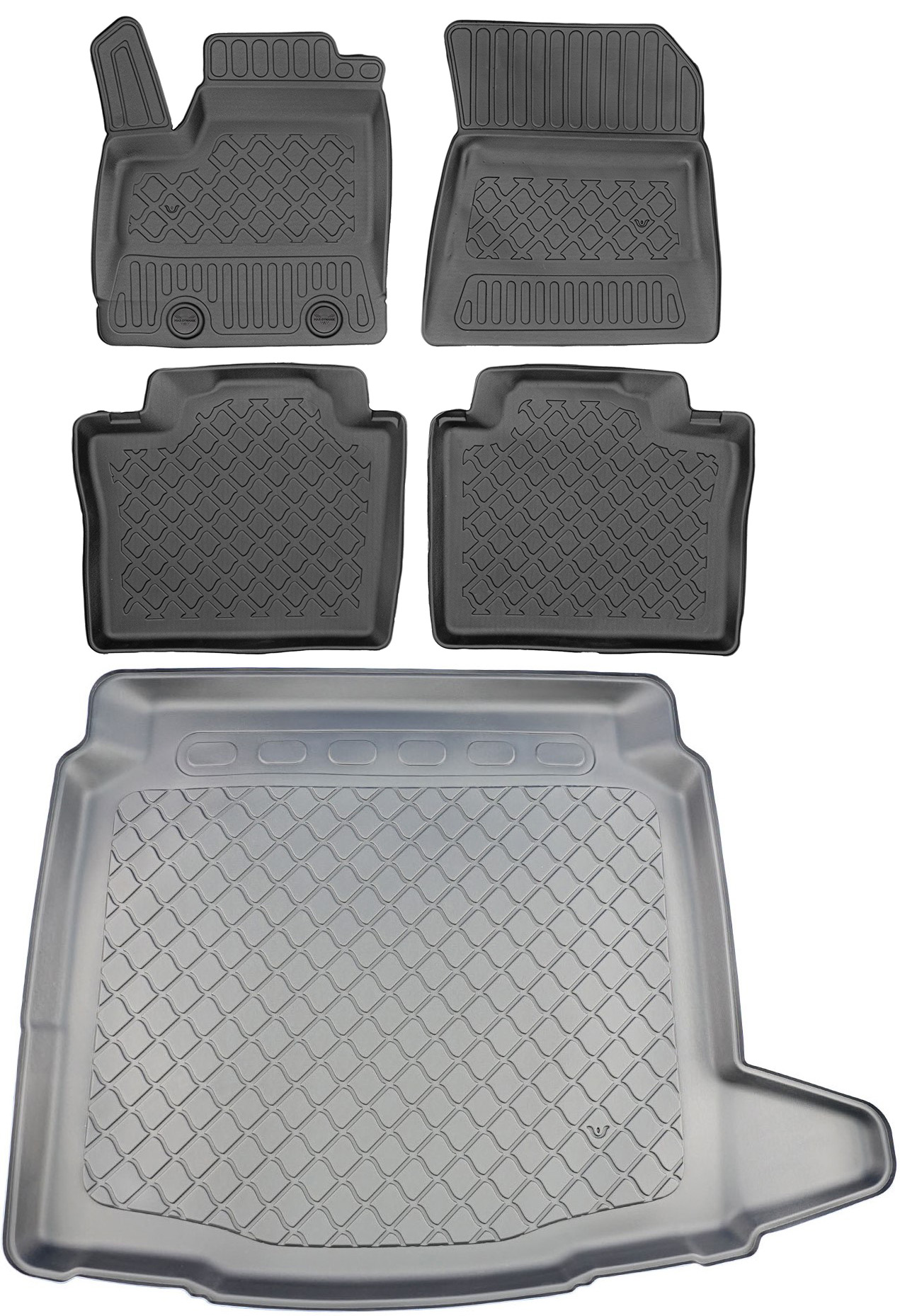 Renault Espace VI e-Tech Full Hybrid 2023- 5os Set Koberce batožinový priestor