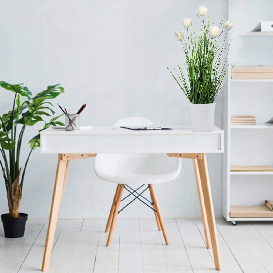 TRAWA SZTUCZNA ROŚLINA W DONICZCE SZTUCZNE KWIATY 48cm Rodzaj trawy