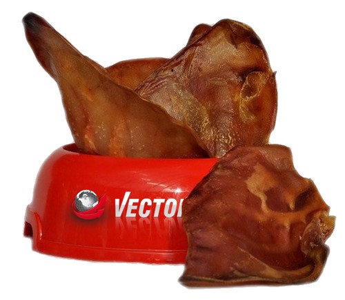 Levně Vector-Food Střední vepřové ucho 10 Ks