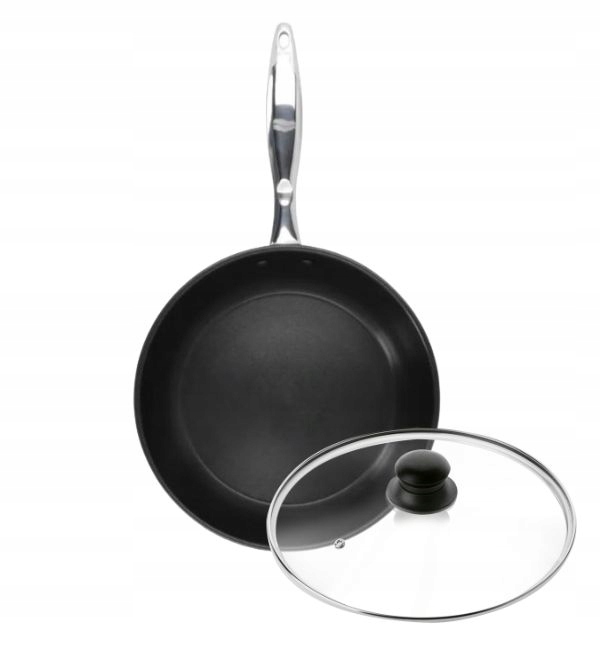 Zwieger Klassiker II Patelnia Stalowa 28 CM Pokrywka Quantanium Indukcja