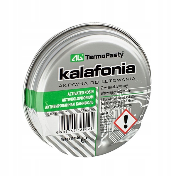 Kalafonia Aktywna Do Lutowania 20G Topnik Puszka