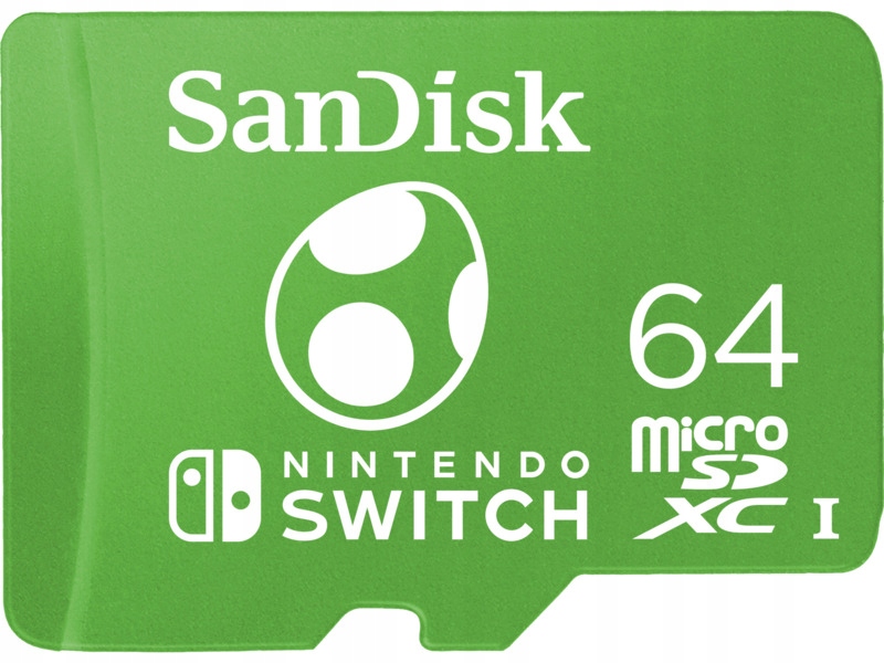 Karta pamięci Sandisk 64GB MicroSDXC do Nintendo Switch Yoshi Edition