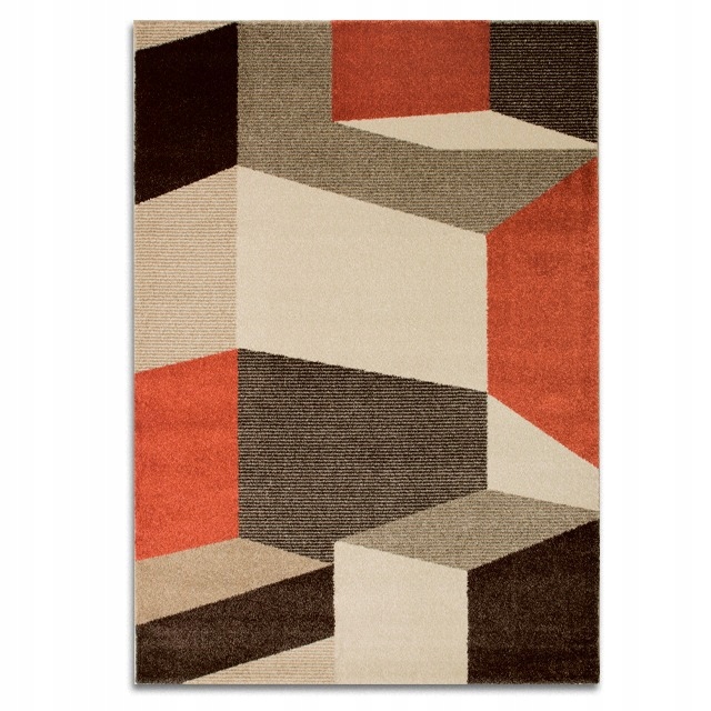 koberec Boho Červená Lara 160x230 Červená