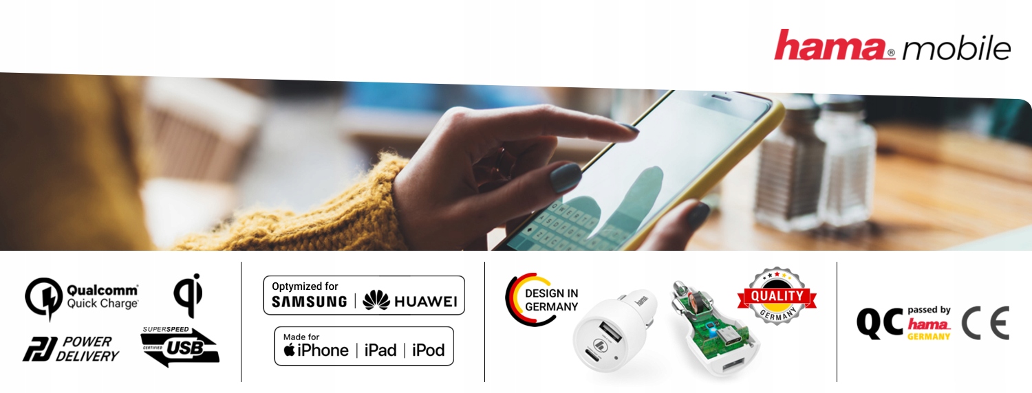 Hama KABEL KABEL USB-C - USB 2.0A FLEXI-SLIM 0,75m Złącza USB - USB typ C