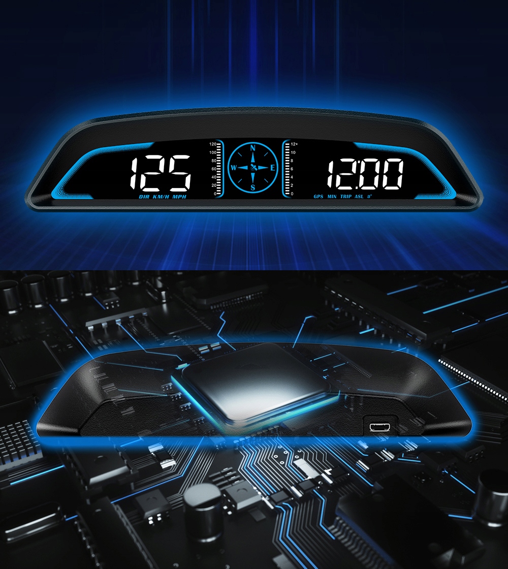 СВЕТОДИОДНЫЙ ЖК-ДИСПЛЕЙ HUD GPS USB СКОРОСТЬ ДИСПЛЕЙ ПРОЕКТОР