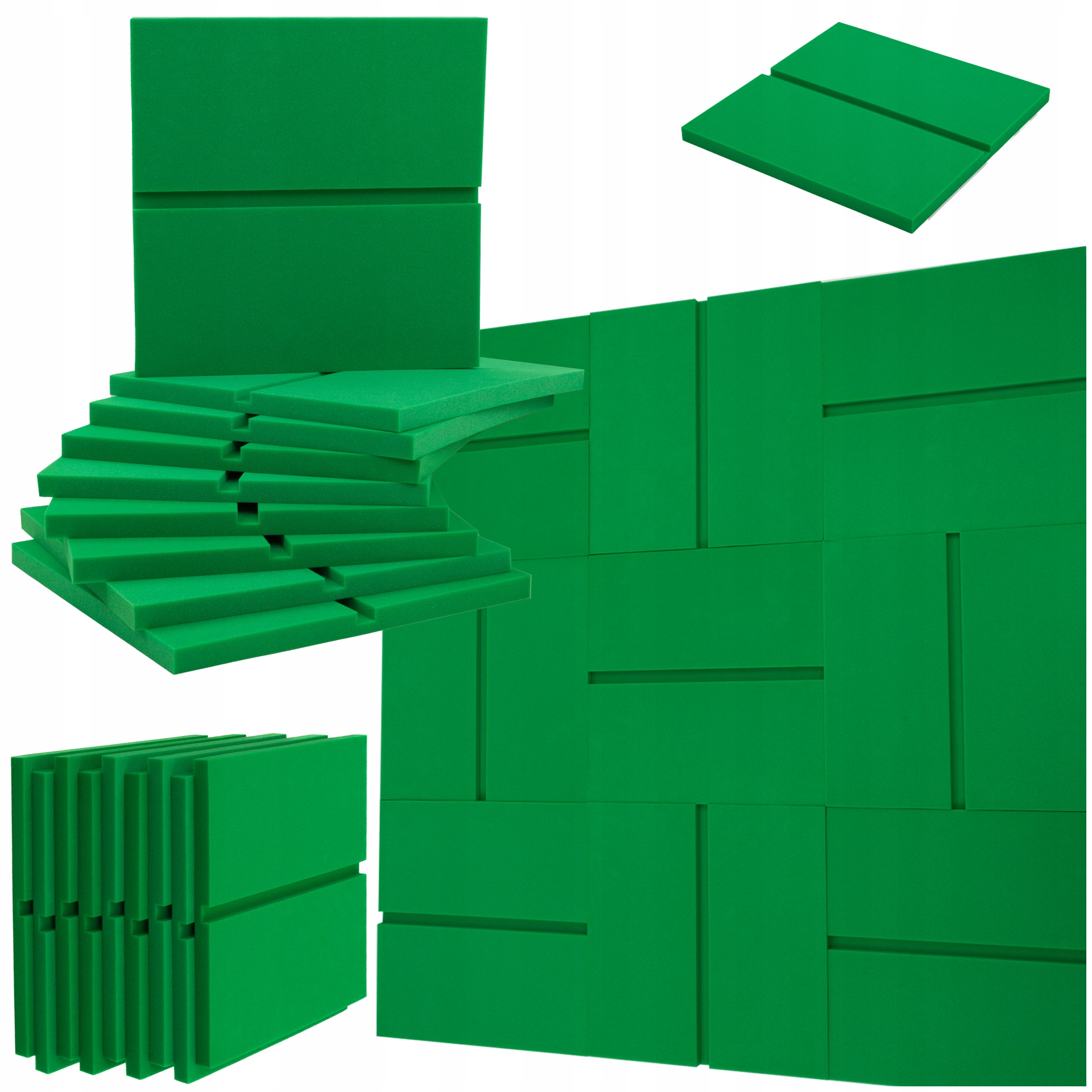 Čtverec s akustickou fází Bitmat, nástěnný panel, dekorace interiéru, akustika