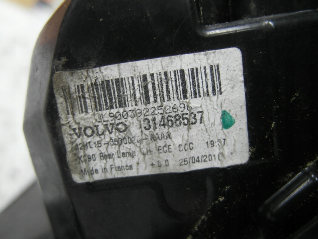 фонарь левый volvo XC90 II 2 31468537 NR99
