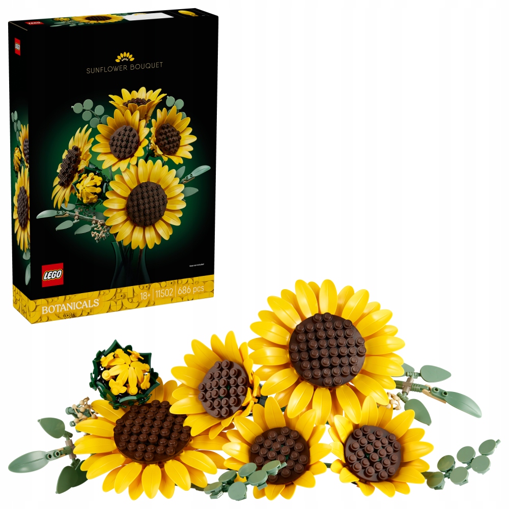 Lego Botanicals 11502 Krásná Kytice Slunečnic Květina 18+ 686 Dílků