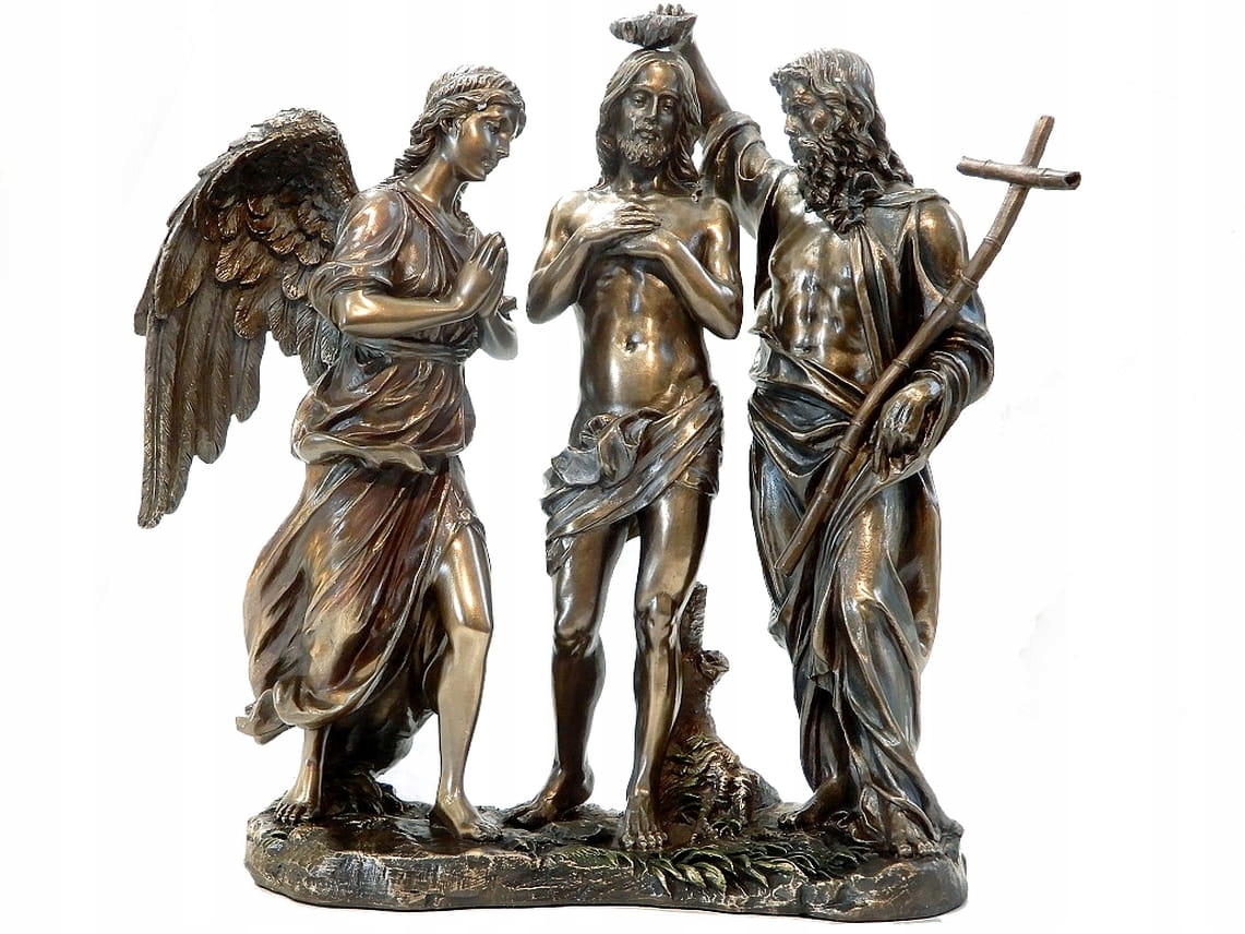 PREZENT CHRZCINY CHRYSTUS JAN ANIOŁ SCENA GRAWER v