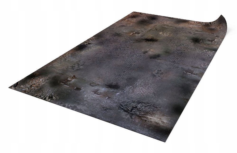 TWD: All Out War - Zrujnowane Miasto 183x122 cm