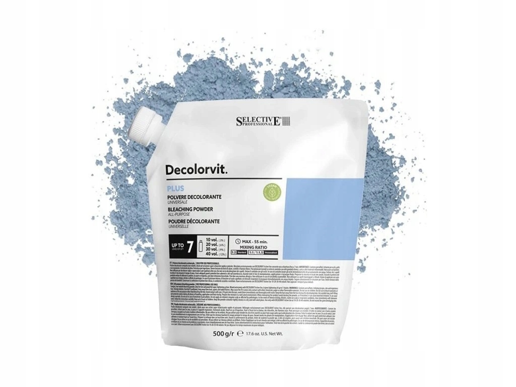 Selective Decolorvit Plus 7 platinový odbarvovací prášek 500g sáček