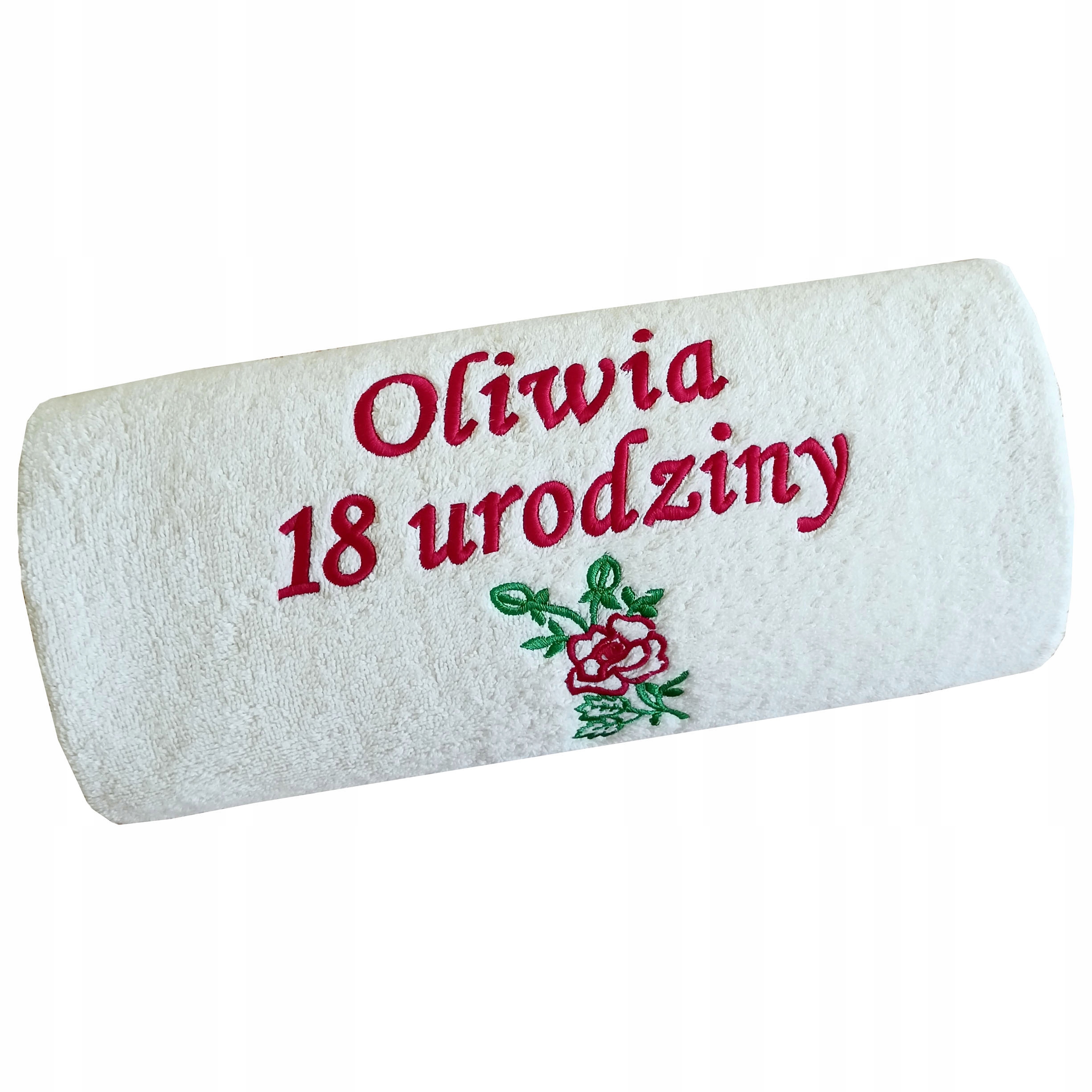 Dárek k 18. Narozeninám, osmnáctka pro dceru syna vnučky, vnučka, Ručník