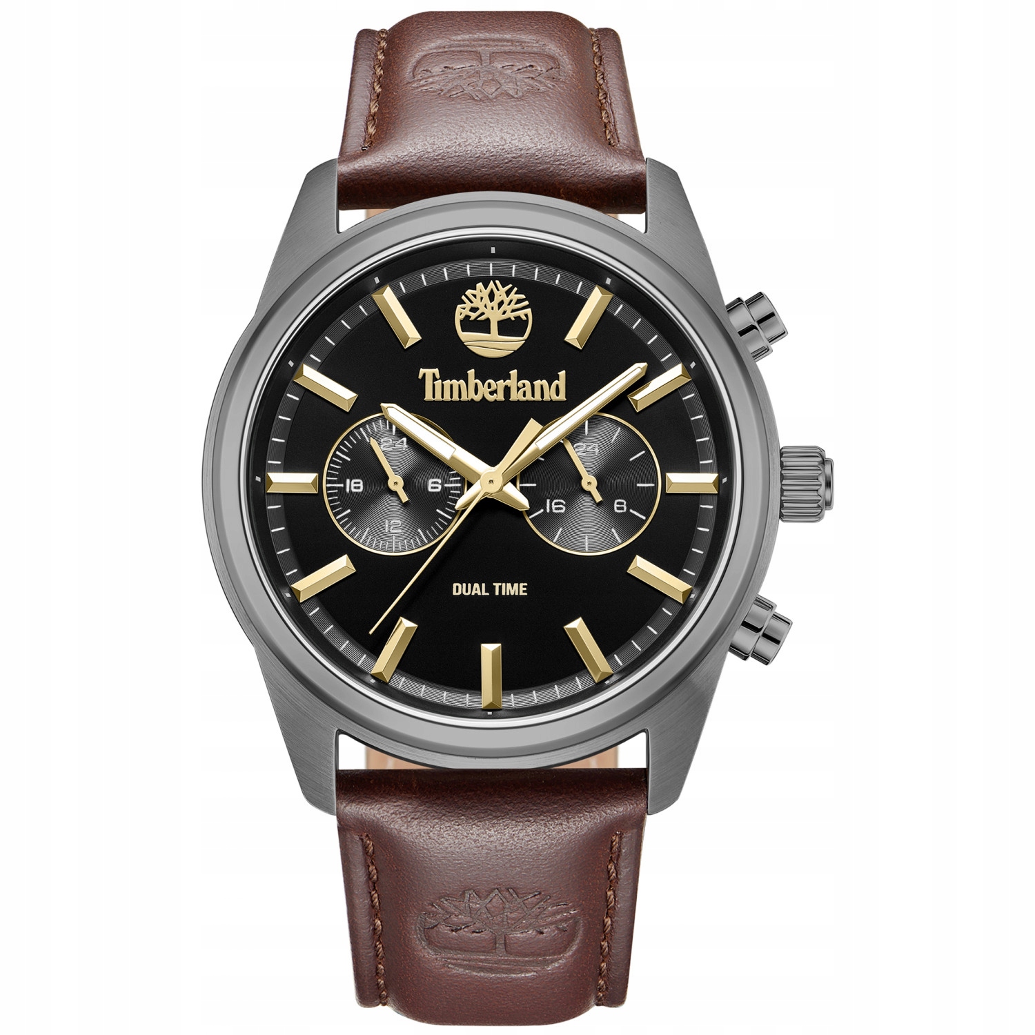 Pánské Hodinky Timberland TBL.TDWGF0041201, hnědý pásek