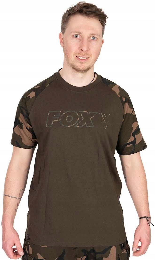 Koszulki T-shirt Fox Outline Khaki Camo Rozm. XXL