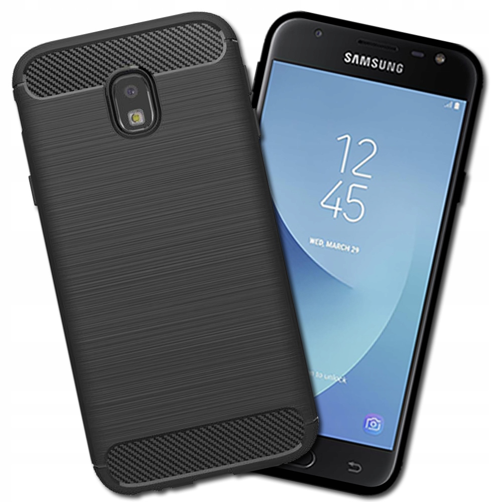 

Czarne Etui Carbon Case do Samsung GALAXYJ3 2017EU