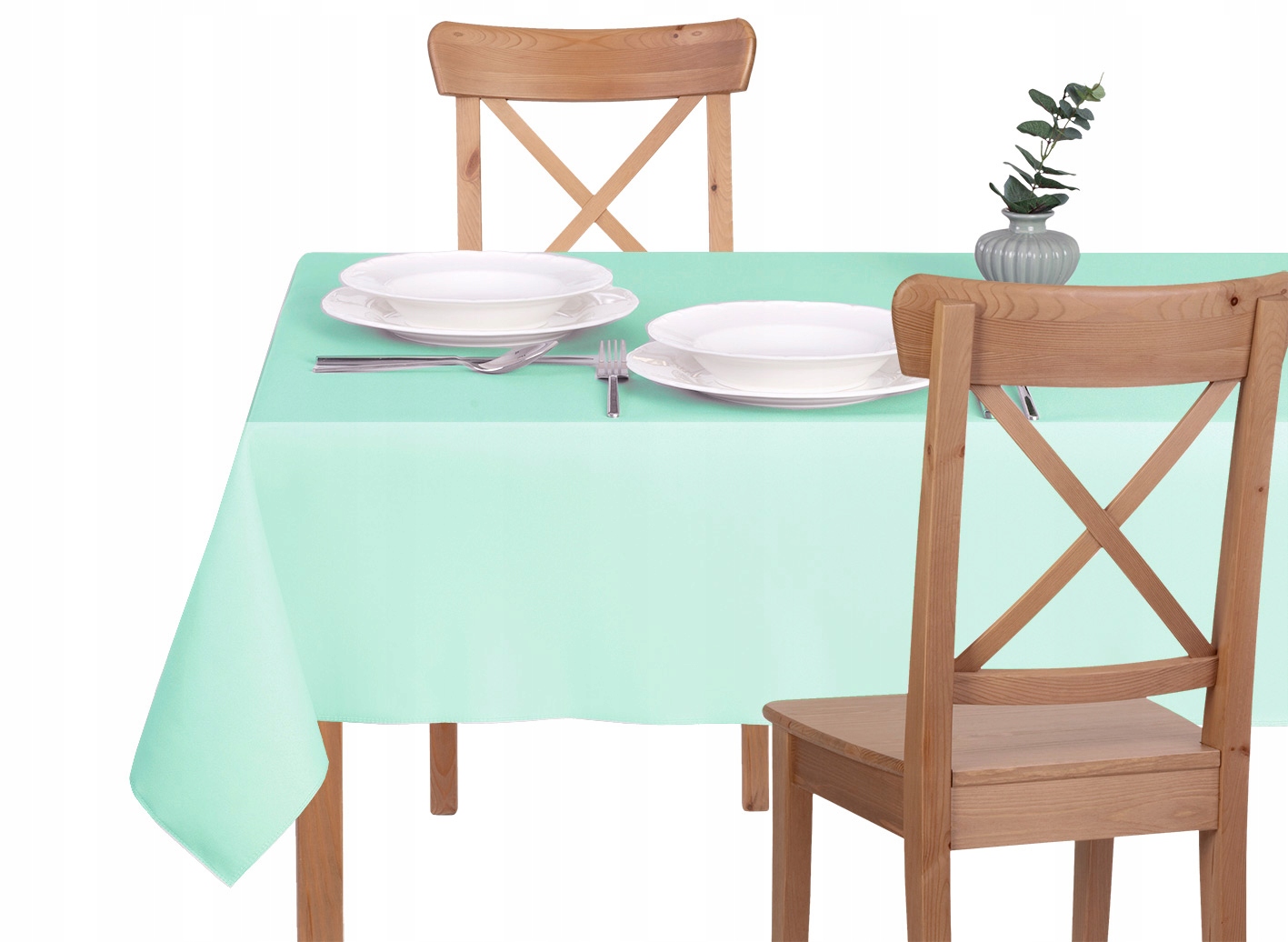 

Obrus Plamoodporny - 130X140 - Solid Miętowy