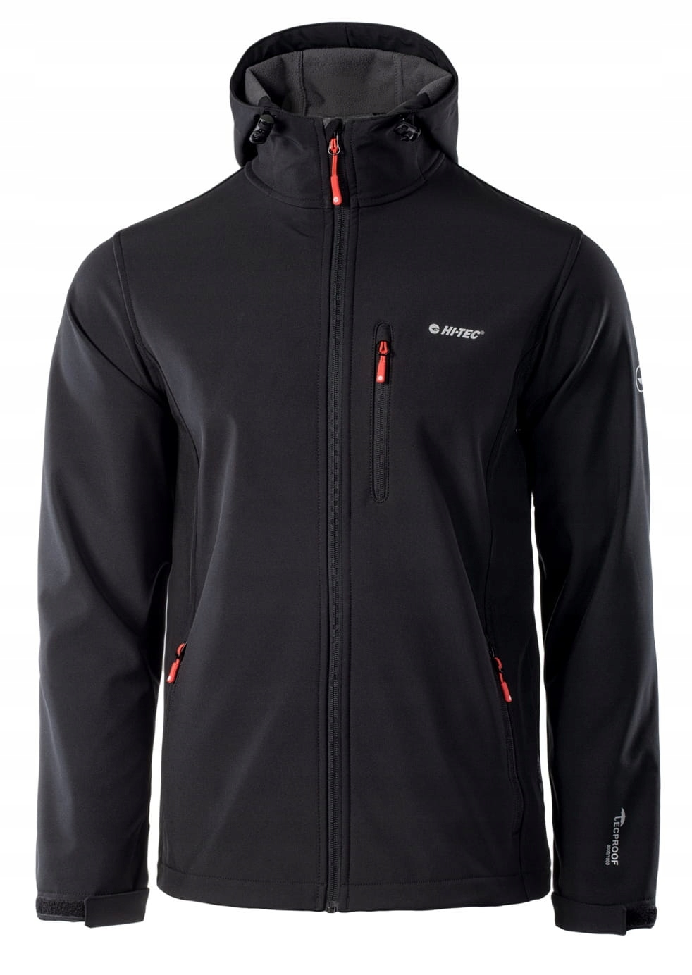HI-TEC KURTKA MĘSKA SOFTSHELL WIATRÓWKA CZARNA XXL