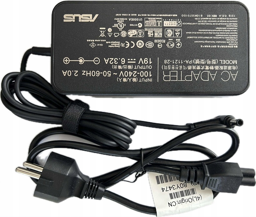 Zasilacz Asus 19V 6.32A 120W 6.0x3.7mm Pin FX505 FX705
