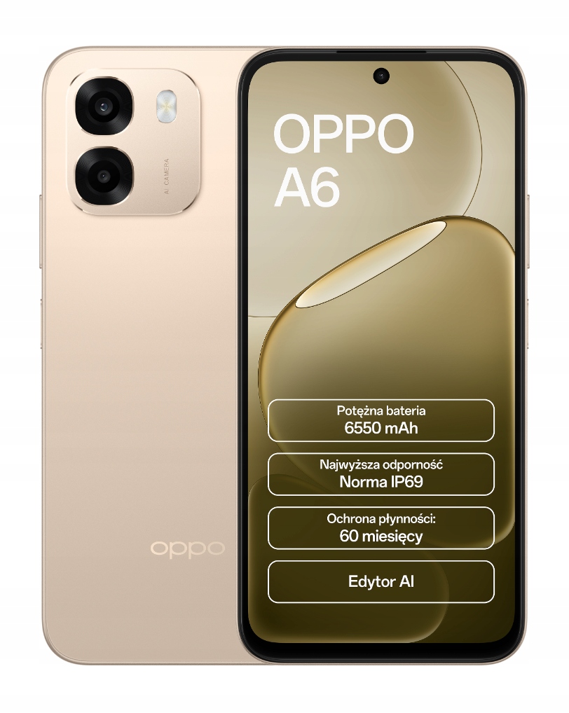 Smartfon Oppo A6 4G 6 GB / 256 GB 4G (LTE) złoty